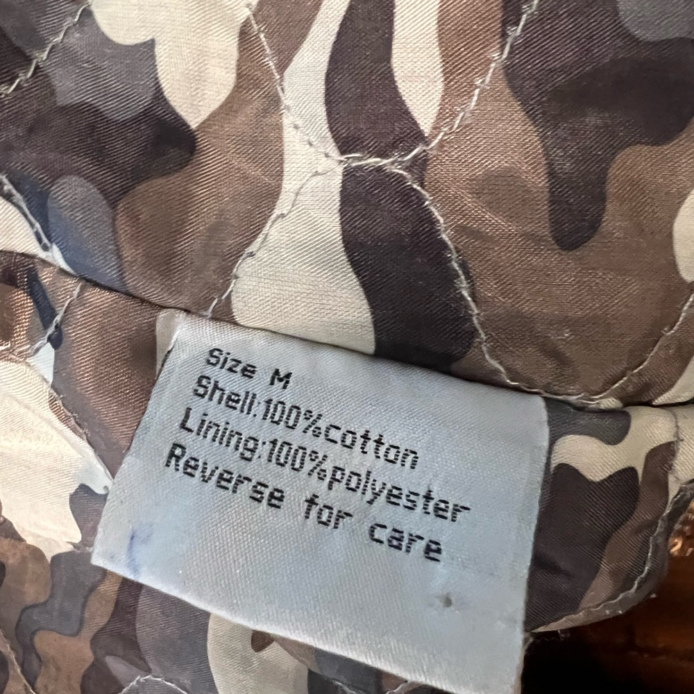 Edge by WD Black Corduroy Jacket with Camouflage inner lining medium - Picture 8 of 11
